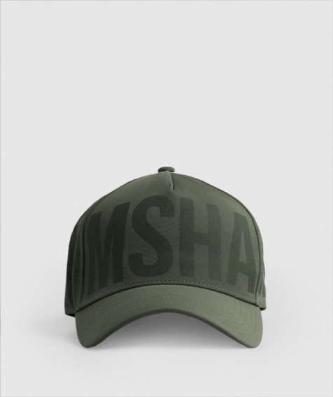 Gymshark Logo Trucker Caps Olive | CA 10A683